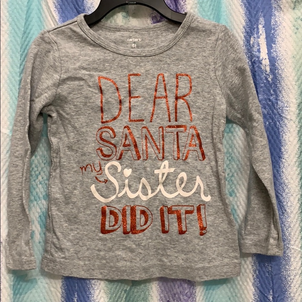 💖Carters Christmas shirt
